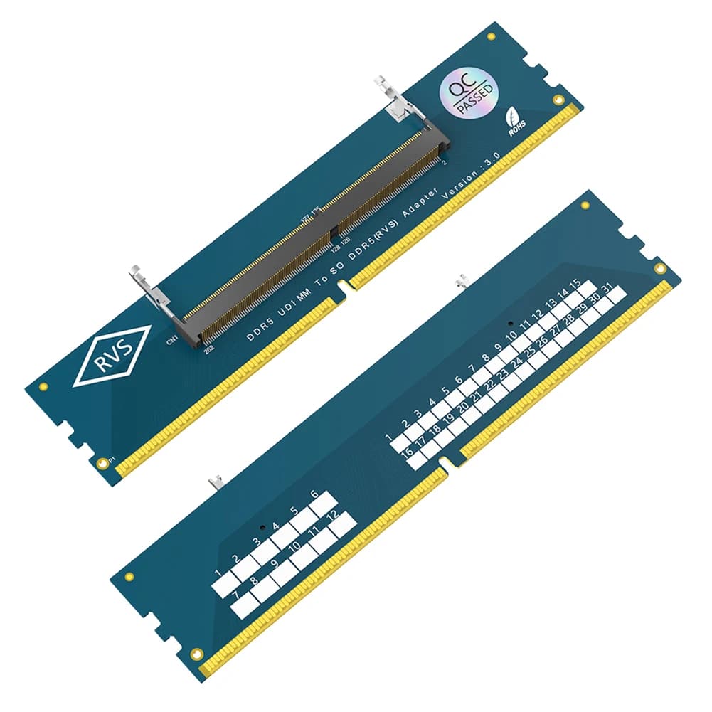 DDR5 SO-DIMM Gaming Laptop RAM Memory Module Overcurrent Protection Memory Card Converter DDR5 Memory RAM Adapter Card