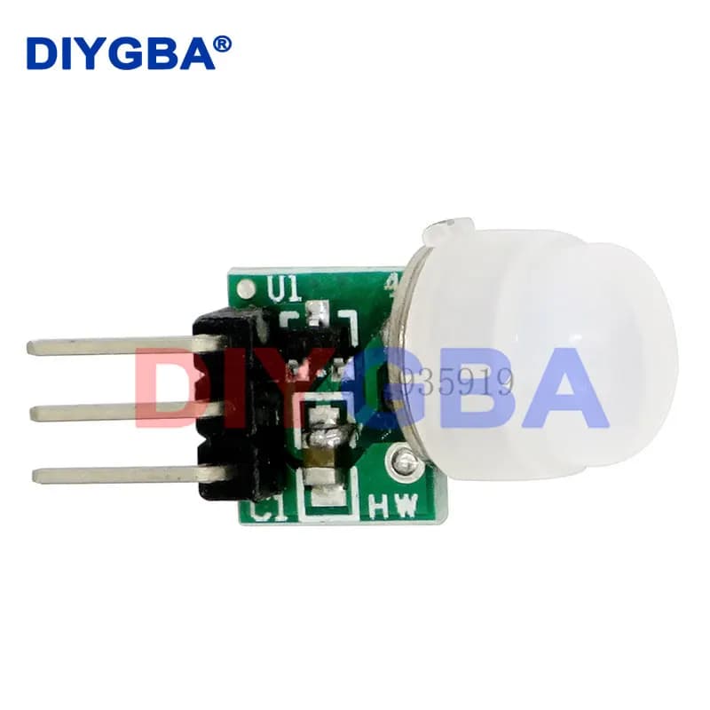 10 pz Mini IR Piroelettrico A Infrarossi PIR Sensore di Movimento Umano Modulo Rivelatore Automatico Sensore AM312 DC 2.7 a 12 V