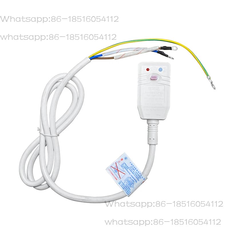 Intelligent protection from home bathroom toilet leaks with power cord Switch cable with plug 6A/10A/16A