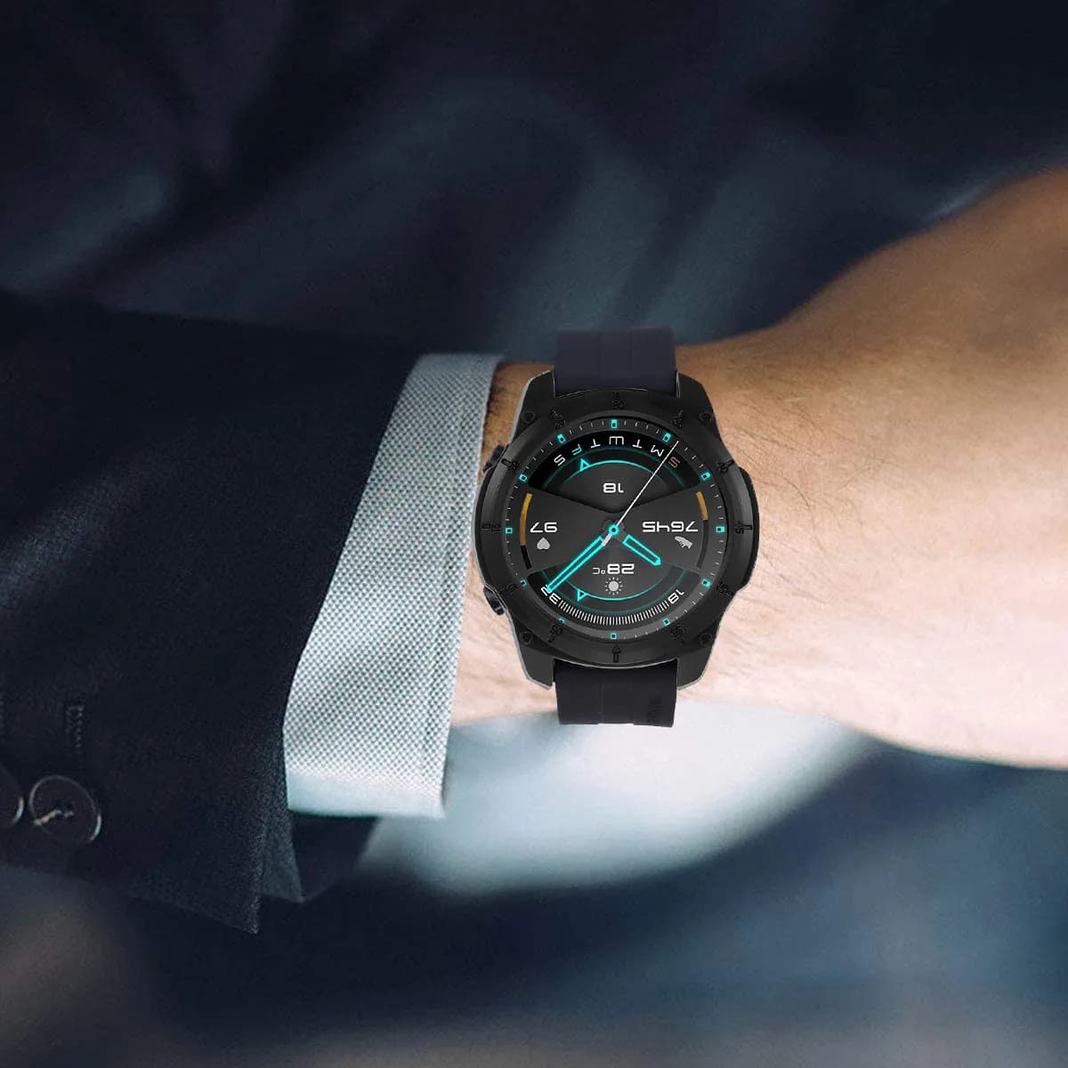 2 custodie protettive da 46 mm in materiale TPU premium, protezione per la cornice dell'orologio sportivo unisex, resistente all'usura, design classico
