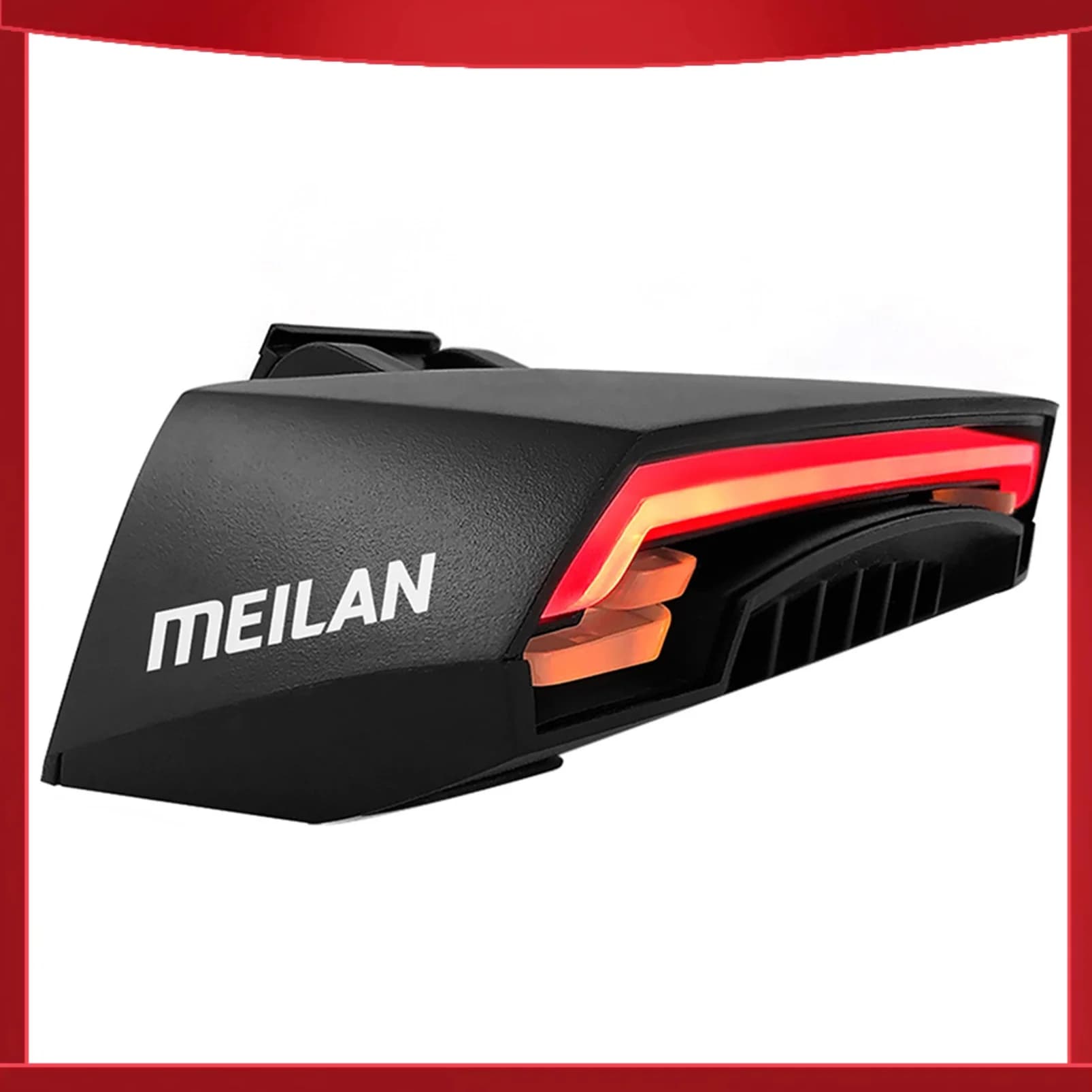 Rear Light for Bicycle Meilan X5, Wireless Light with Remote Control, LED Direction Indicator, USB Rechargeable, Waterproof