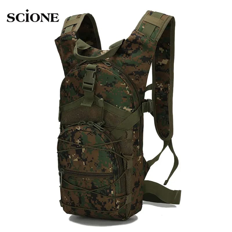 15L Spring Tactical Backpack 800D Oxford Hiking Bicycle Backpacks Outdoor Sports Cycling Climbing Camping Moisturizing Hunting Bag