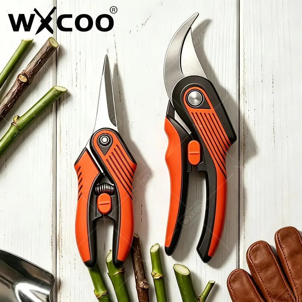 Professional Bypass Pruning Shears Garden Scissors Tree Trimmers Secateurs Sharp Hand Clippers Pruner For Garden Beak Scissors