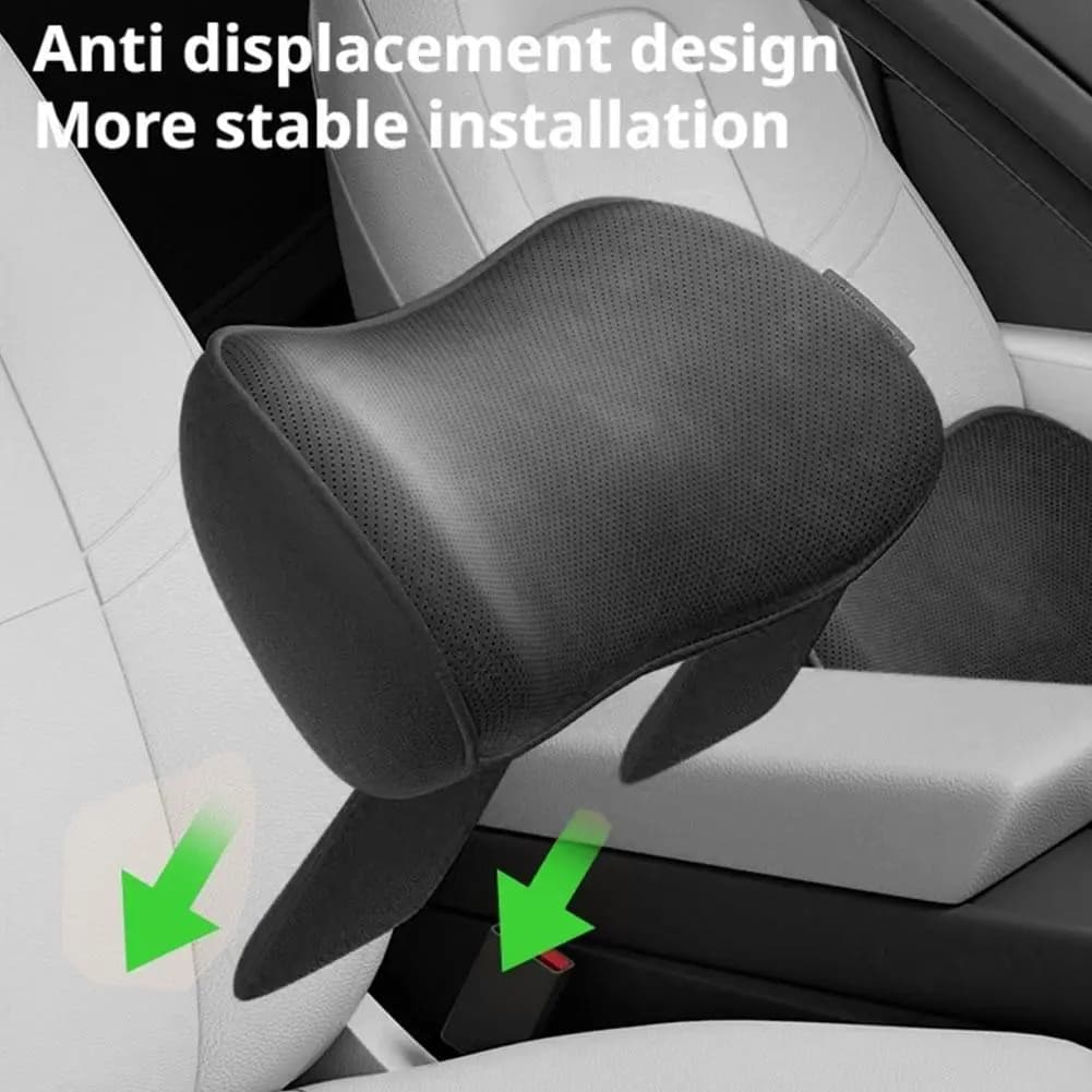 Cuscino per schienale inferiore morbido seggiolino auto supporto lombare cuscino per schienale per auto antiscivolo per sedia per auto a lunga distanza sedia a rotelle A8T1
