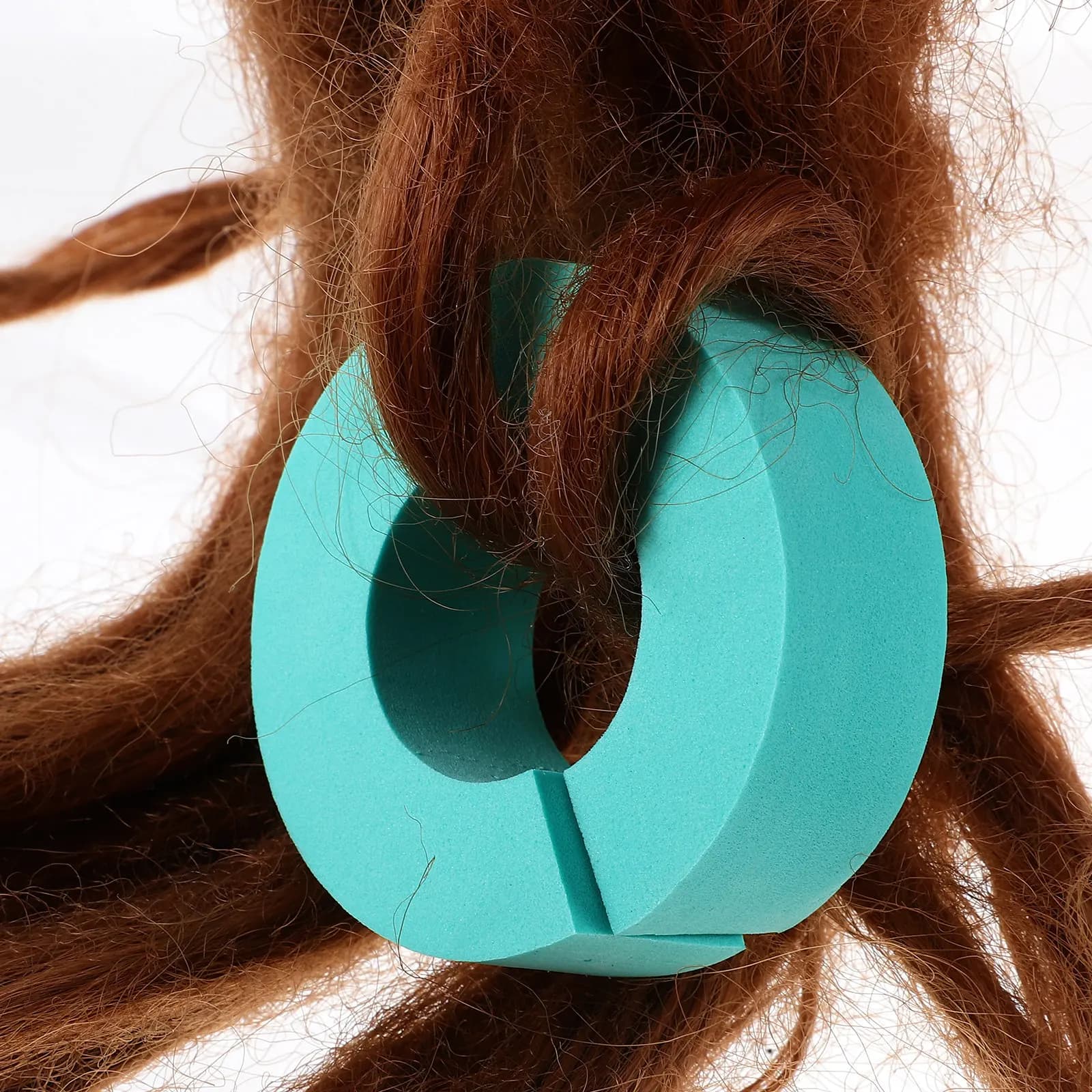 12Pcs Hair Curl Sponge Roller Set Soft Foam C-Shaped Heat-Free Curling Hair Style Tool Salon Curling Rings Sponge Ring