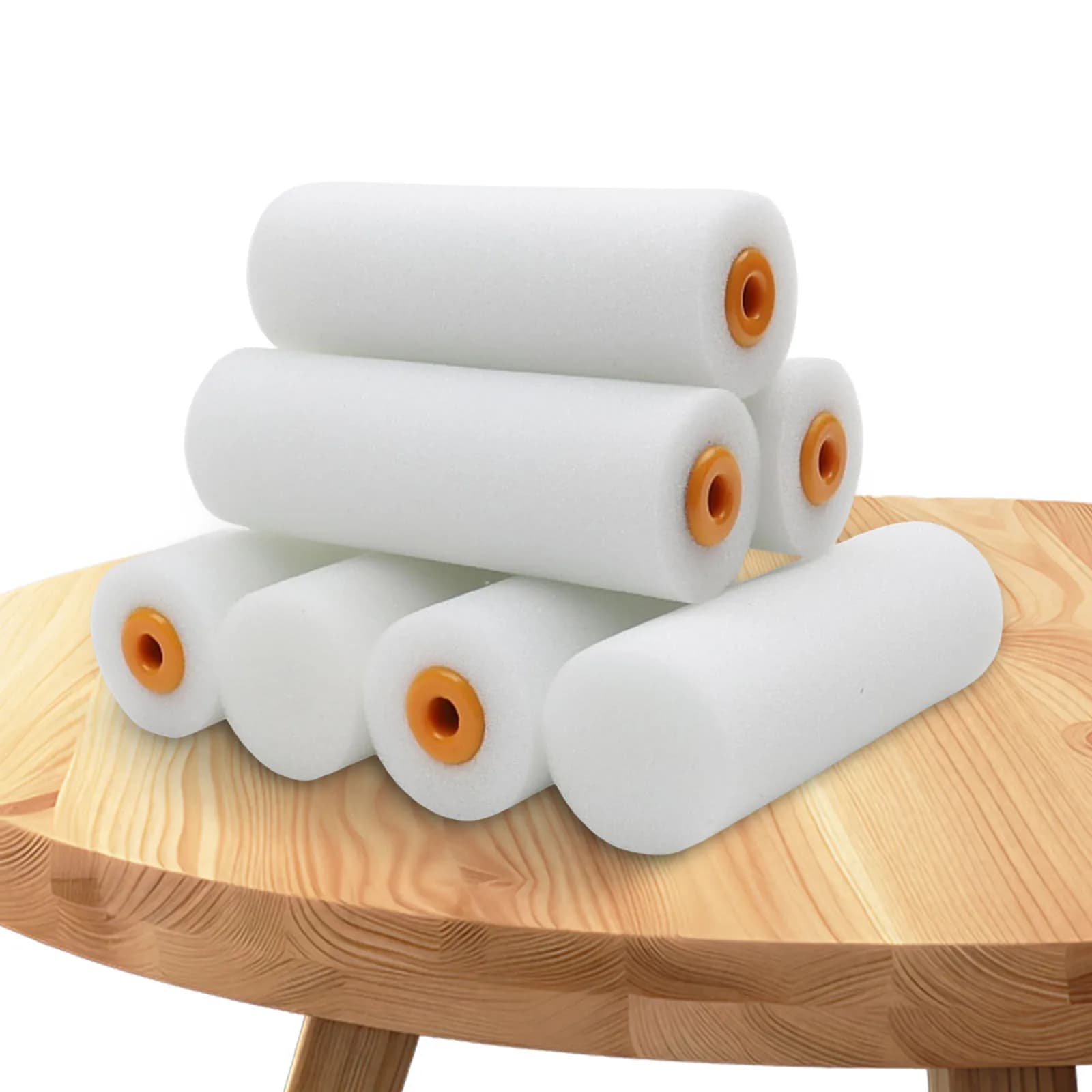 10 Pack High Density Foam Roller 4 Inch Reusable Graffiti Paint Roller No Lint Shedding for Walls Cabinets Doors House Painting