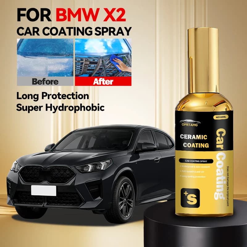 Rivestimento Ceramico Nano per Auto BMW X2, Agente di Rivestimento Liquido Avanzato ad Azione Rapida, Spray per Accessori Auto