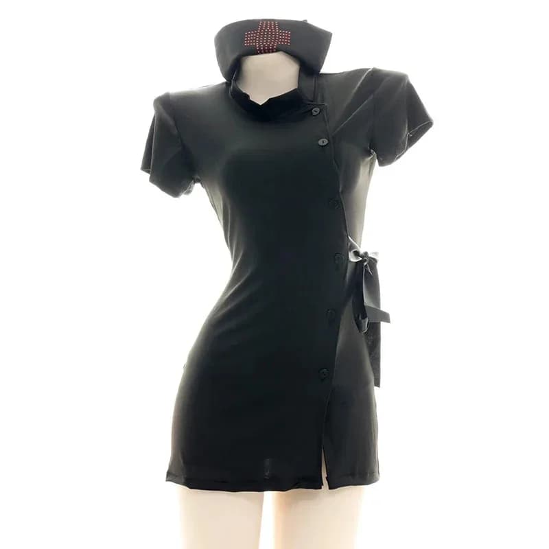 Gioco di ruolo Ragazza Infermiera Abito Uniforme Costume Donna Cameriera Camicia da notte Pigiama Cosplay Party Club Abiti Anime Clothesa;3,v'5.t;8,