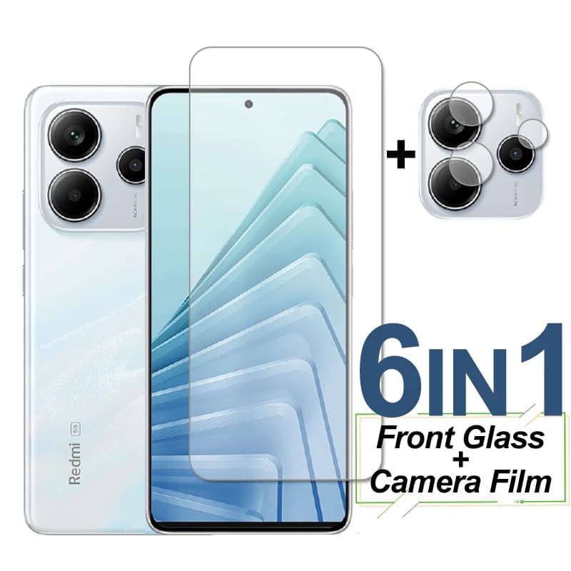 Per Xiaomi Redmi Note 14 Vetro Redmi Note 14 Protezione dello schermo Vetro temperato Protettivo Obiettivo della fotocamera del telefono Pellicola su Redmi Note 14