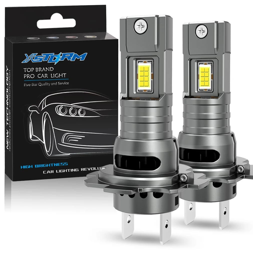 XSTORM H7 Lampadina per fari a LED Mini Wireless 60W 20000LM 6500K CSP per fari per auto Lampade a diodi automatici H7 Turbo Led 12V Automobile