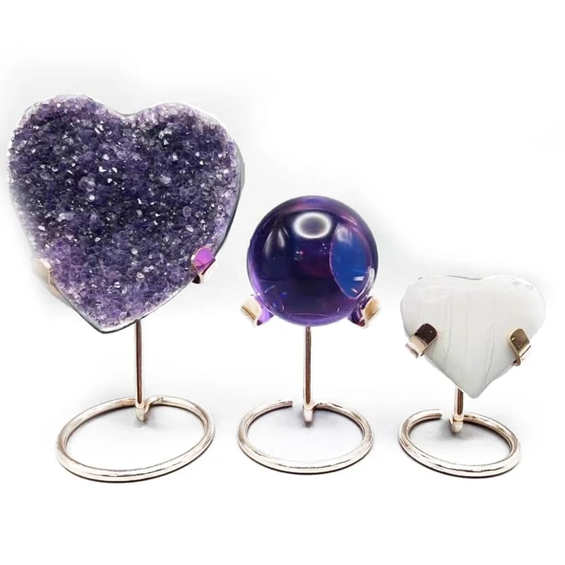 1 pz staffa per chip d'amore staffa per sfera di cristallo espositore ornamenti decorativi artigianali