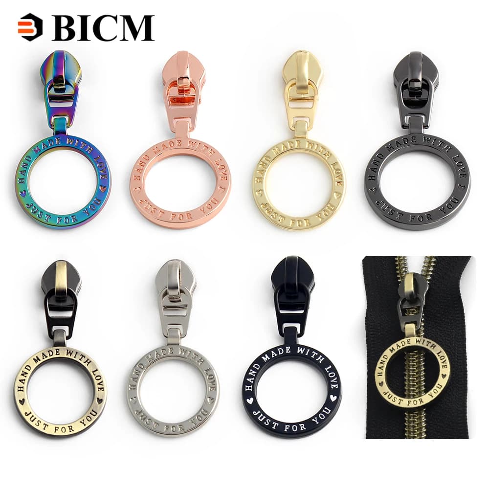 5-30 pezzi 5 # Cursori con cerniera per cerniere in nylon Borse Tasca con cerniera Tira Borsa per vestiti Kit di riparazione con cerniera Borsa Accessori per cucito fai-da-te