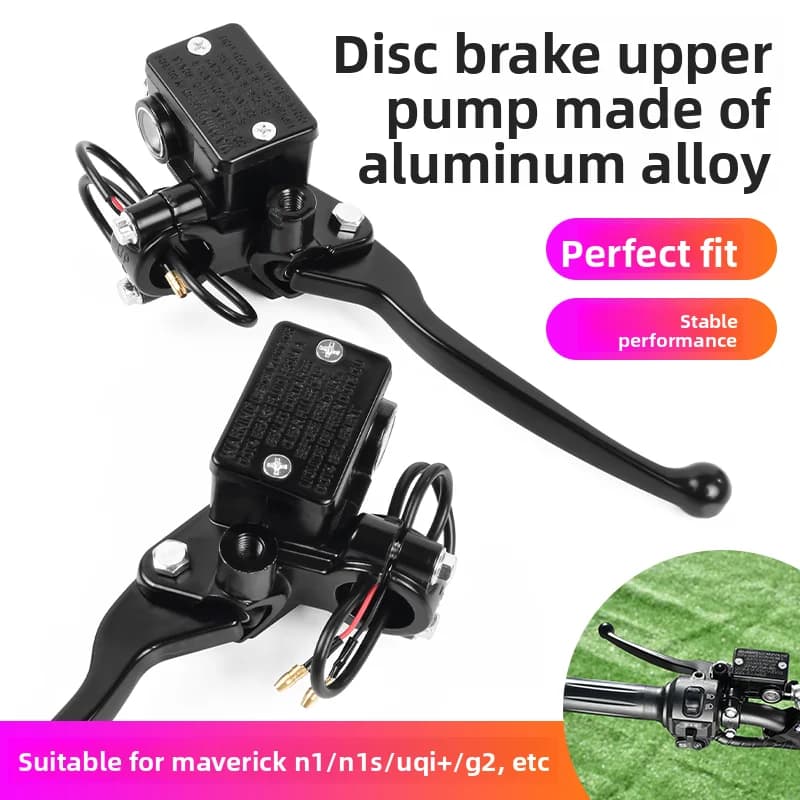 Pompa Freno Anteriore Universale da 10mm per Moto, Scooter, E-Bike - Ricambio Pompa Freno Superiore