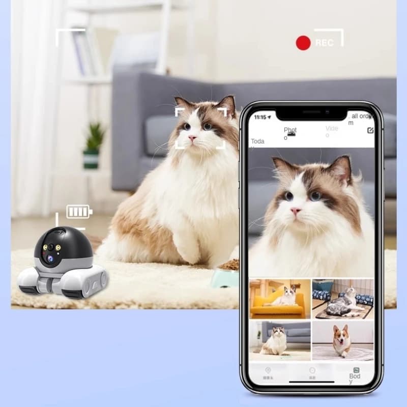 Telecamera IP da 4MP 5G WiFi Dual Lens Smart Home Telecamera di sorveglianza IP wireless per interni Telecamera CCTV Monitoraggio AI Baby Monitor di sicurezza