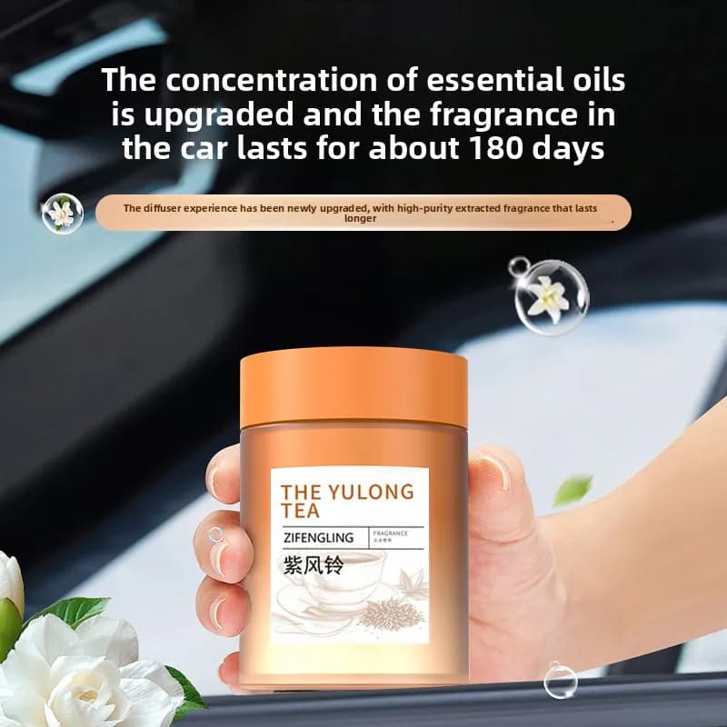 Deodorante Solido per Auto a Lunga Durata, Gel Elimina Odori, Profumo per Auto, Accessori per Interni Auto