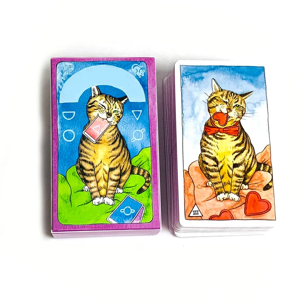 Carte dei tarocchi 78 pezzi Carte Simpatico mazzo dei tarocchi Visioni inglesi Divinazione Giochi Borad per amici di famiglia, regali di Halloween e Natale