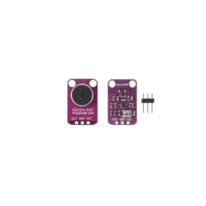 Modulo amplificatore per microfono a elettrete GY-MAX4466 MAX4466 con guadagno regolabile per Arduino 1-10 pezzi