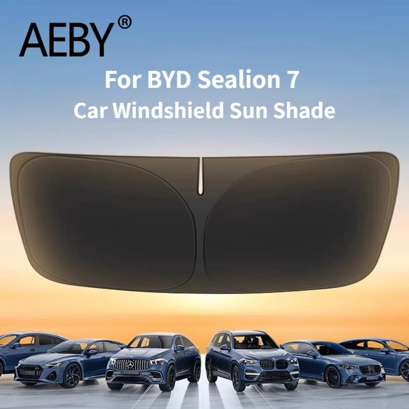 AEBY Per BYD Sealion 7 2024 Auto Parasole Parabrezza Protezione Resistente Al Calore e Pieghevole Parasole Copertura Accessori Interni