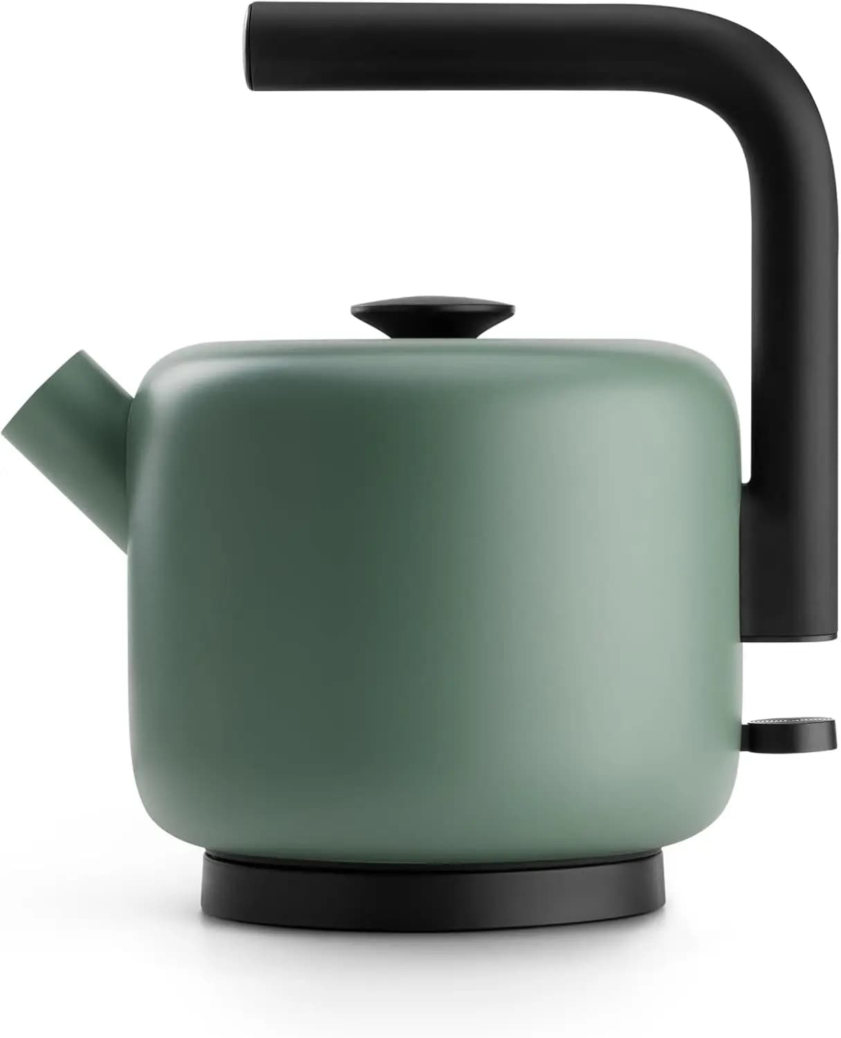 Electric kettle Clyde 1.5 L - Stainless steel, modern twist design for tea, coffee, ramen and oatmeal - Green smoke
