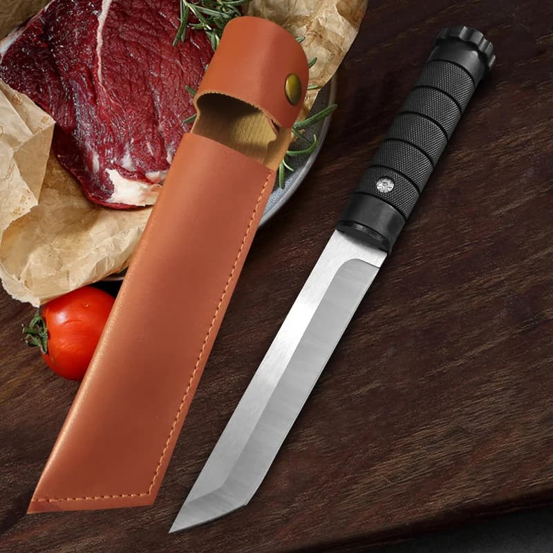 Coltello da macellaio in acciaio inossidabile da 6 pollici Mannaia Coltello da cuoco per carne Pecora Pesce Maiale Coltelli da cucina per frutta Manico in ABS Coltello da cucina per disossare