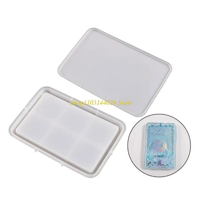 N5KE Photo Frame Epoxy Resin Mold DIY Jewelry Pendant Making Table Decoration Crafts