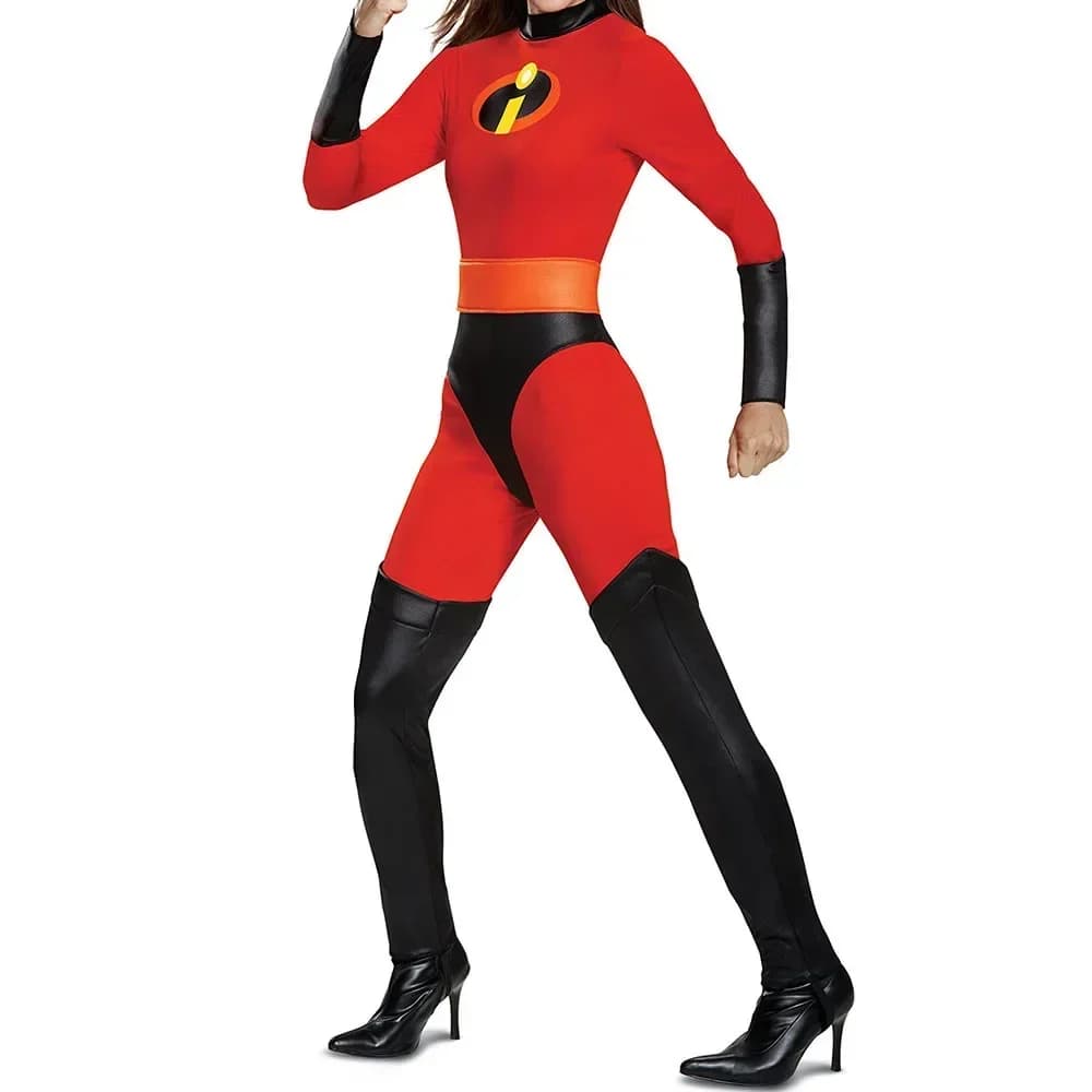 New The Incredibles 2 Jumpsuit Cos Suit The Incredibles Halloween Cosplay Performance Costume Anime Cosplay Cosplay Costumes