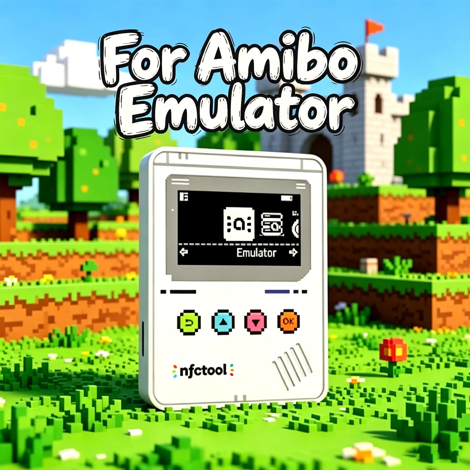 Rechargeable Smart Simulator For Amiibo Emulator Switch2 Animal Crossing for Switch Oled Switch2/3DS/Wii U Game Accesories