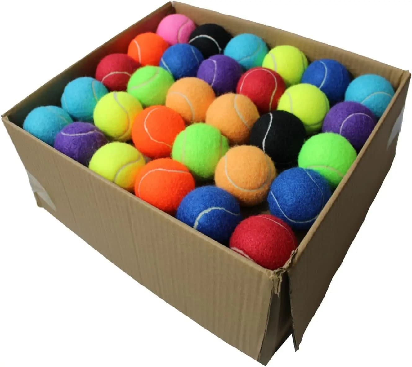 Palline da Tennis Elastiche per Addestramento Cani con Borsa a Rete per Principianti, Facili da Trasportare