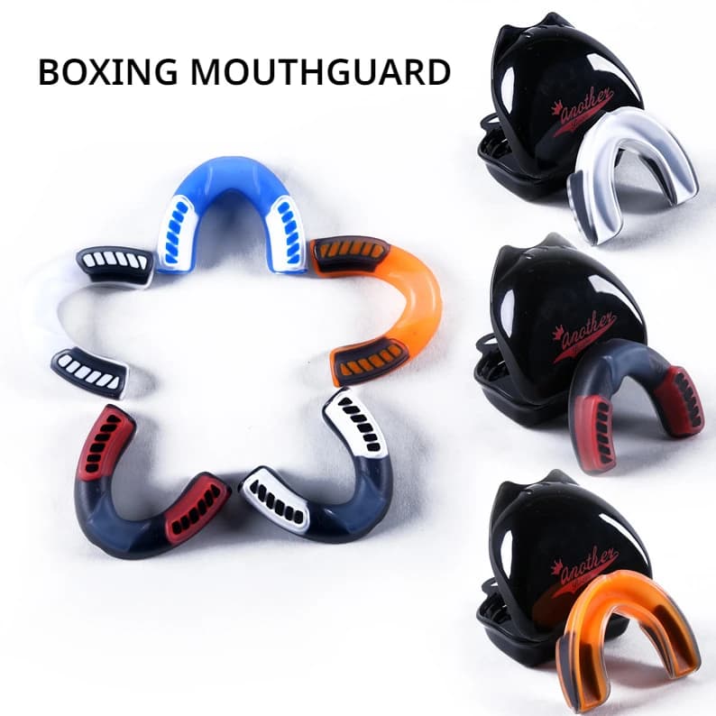 Paradenti sportivi Bambini Adulti Taekwondo Sanda Boxe Paradenti non bifacciale su un solo lato Paradenti da basket