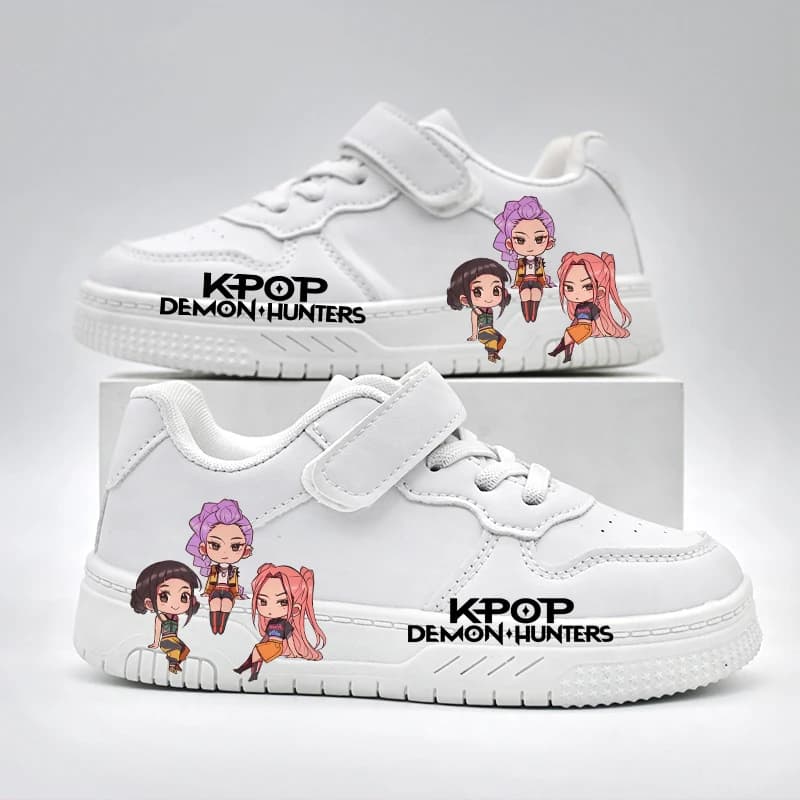 Scarpe Casual KPOP alla Moda per Bambini, Nuovo Design, Scarpe Sportive Bianche, Sneakers Traspiranti Antiscivolo per Studenti, Ragazzi e Ragazze