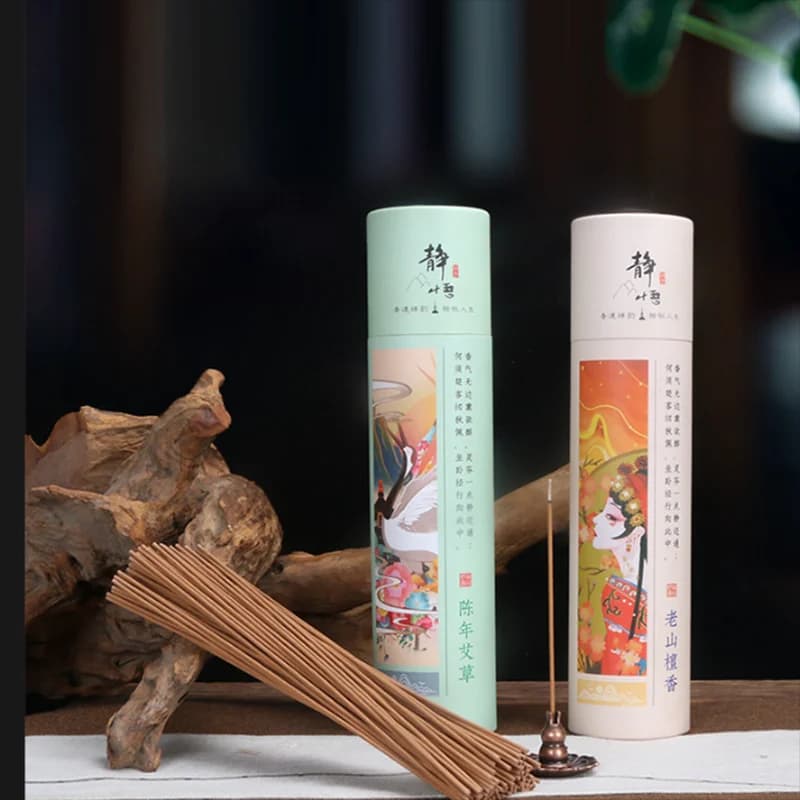 400 Pezzi/Lotto Bastoncini d'Incenso Naturali in Legno di Sandalo Laoshan 200g, Profumo di Legno d'Aquila per Casa, Repellente per Zanzare