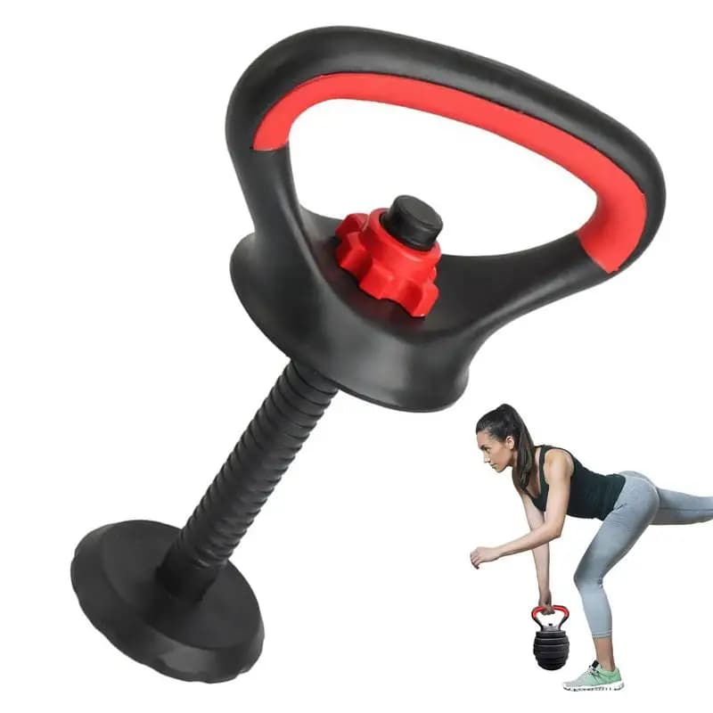 2025 Adjustable Metal Kettlebell Handle for Weight Plates Kettle for Arm Strength Manubri with Bell Handle