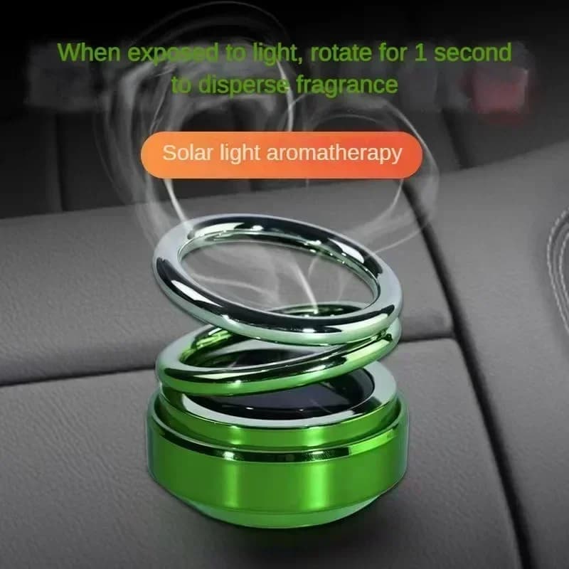 Double ring scent diffuser Rotating diffuser for aromatherapy Deodorant for solar environments Perfume decoration for cars Interior accessories