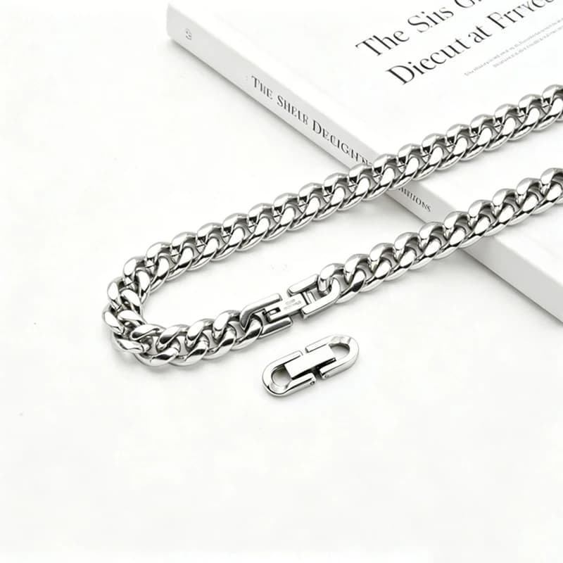 1.8-4.8mm U Shape Jewelry Clasp Connector Stainless Steel 304 Polished Cuban Chain Watch Buckle Chain Diy Bracelet Jewelry