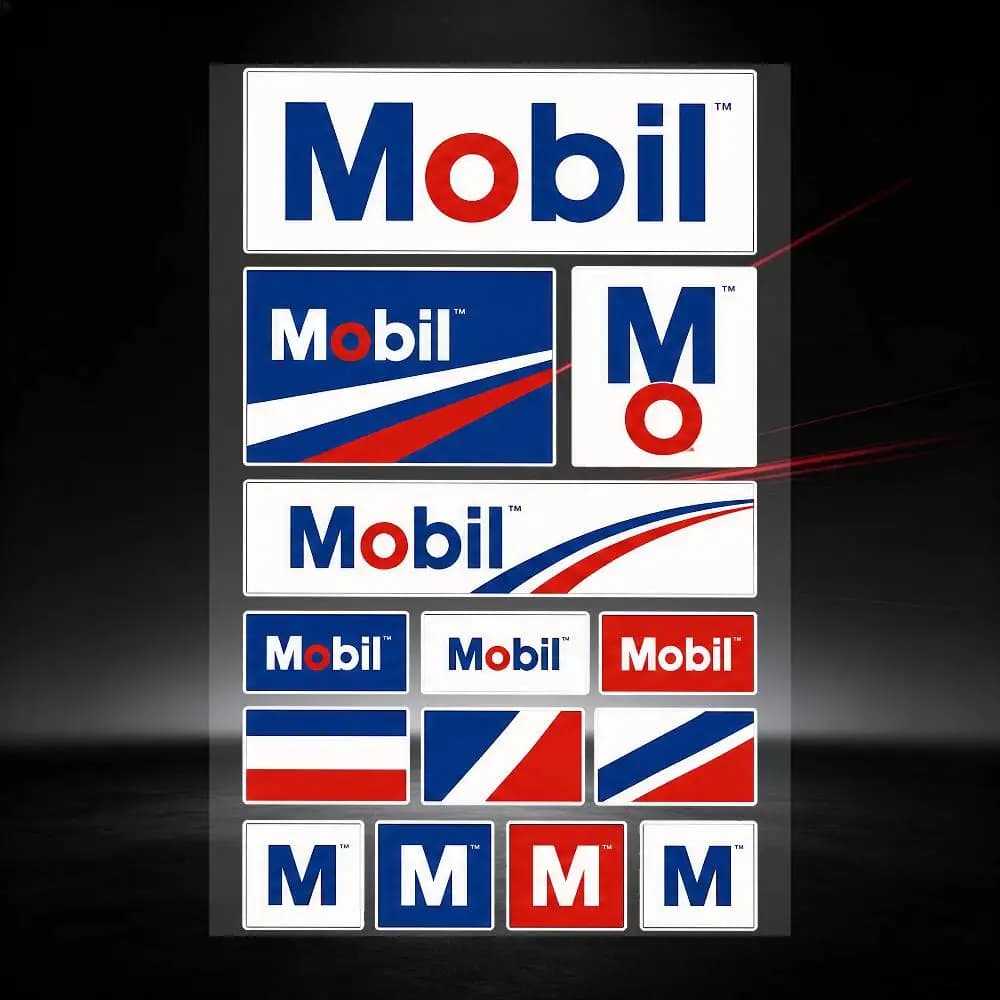 for Mobil Safety Reflective Waterproof Auto Decal Scratch Cover Stickers Universal For Bike Helmet Mug Refrigerator