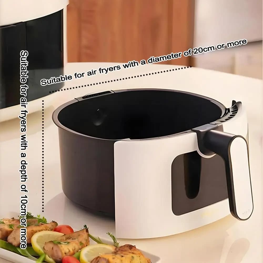Round Stainless Steel Portable Air Frying Grid with Grilled Skewers Barbecue Grid Vertical Grill for Outdoor Home Kitchen