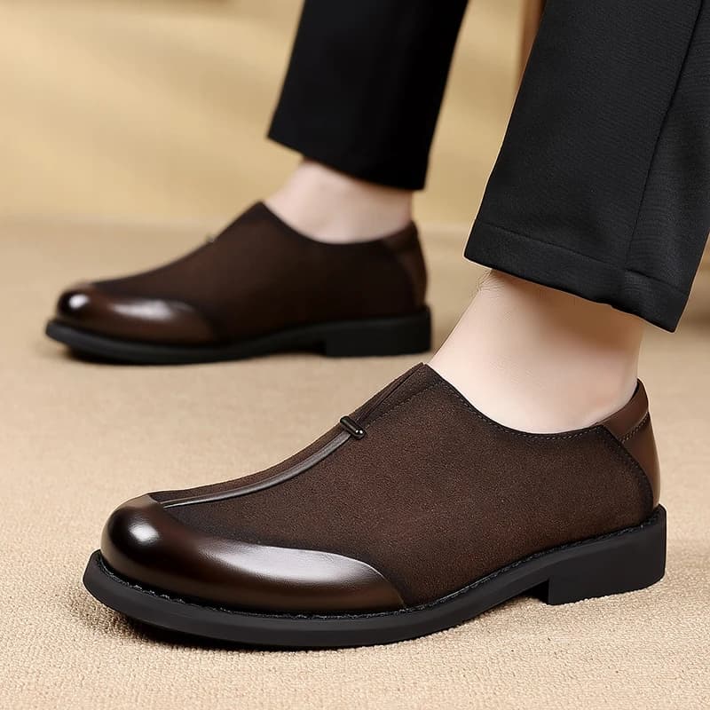 Genuine Leather Men Shoes Casual Luxury Brand Men Loafers Italian Moccasins Breathable Slip on Men Driving Shoes Chaussure Homme
