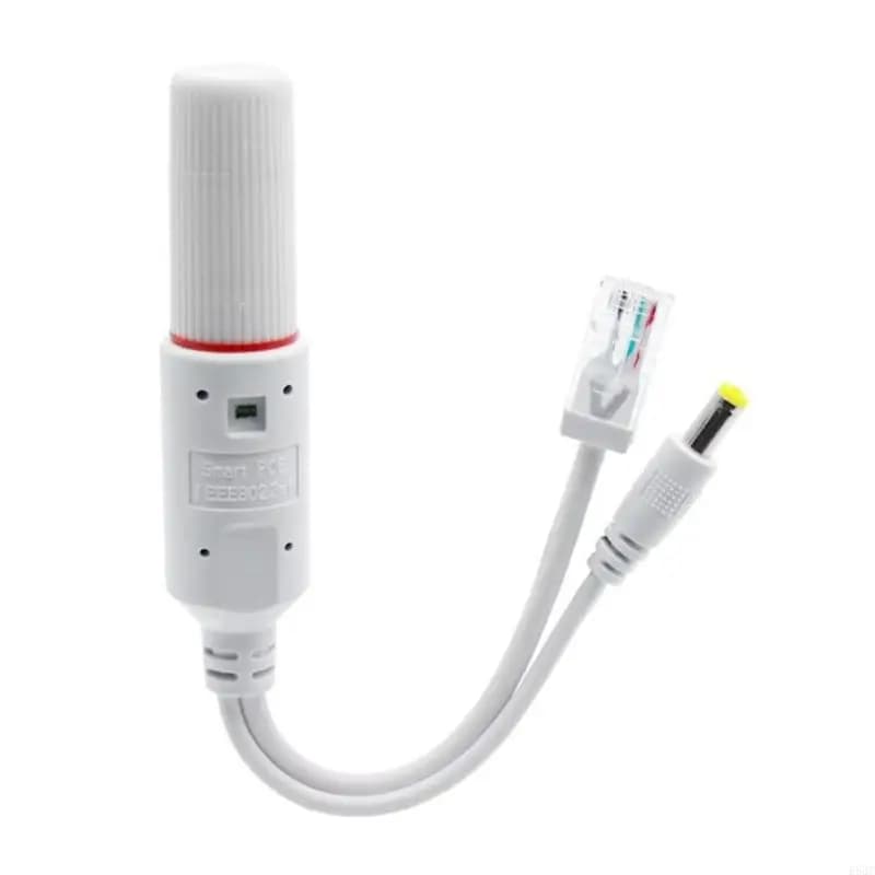 Waterproof PoE Ethernet Splitter Adapter from 48 V to 12 V IEEE802.3af for Network Devices Surveillance Camera
