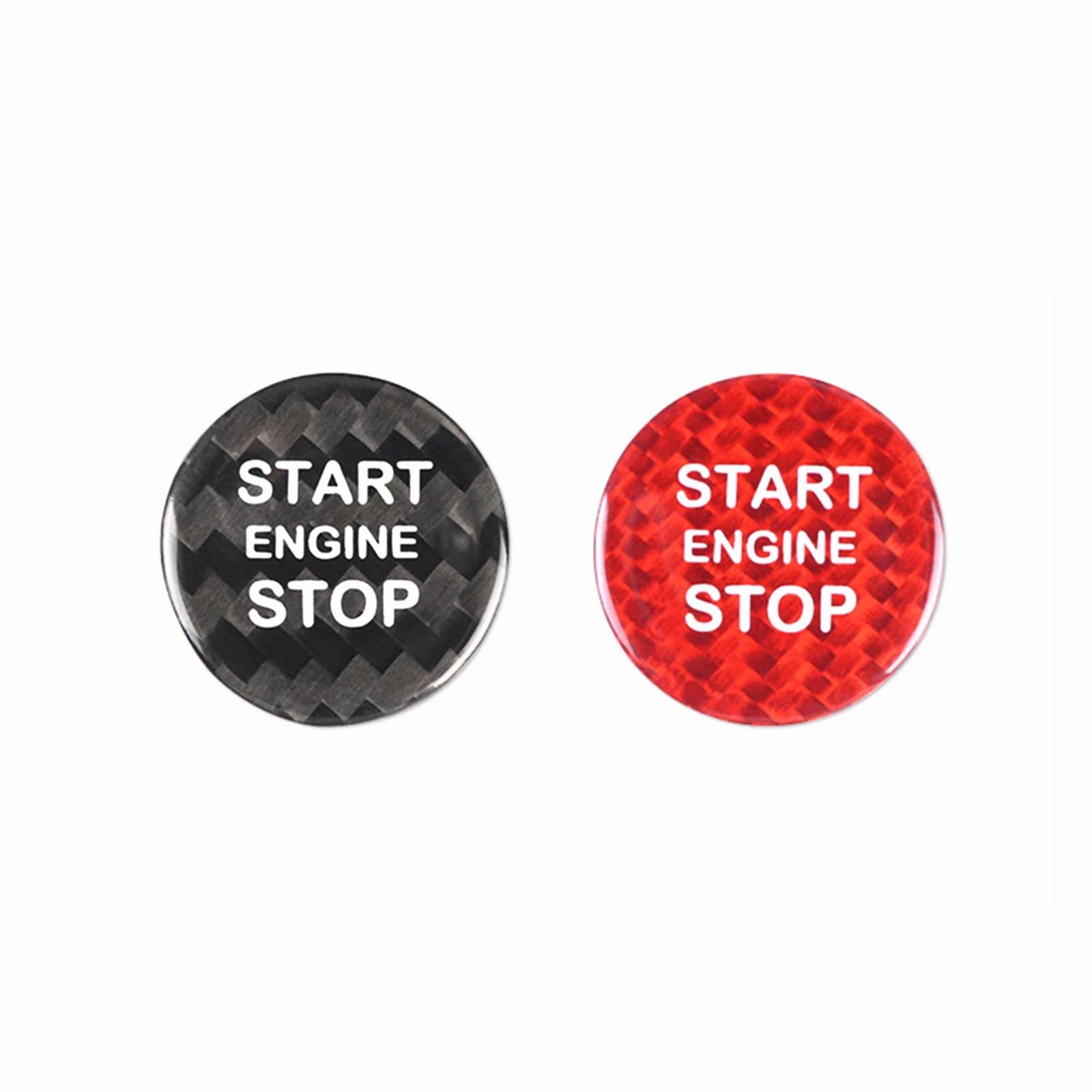 Decorative Carbon Fiber Cover for Start Stop Button for Alfa Romeo Giulia 952 Stelvio