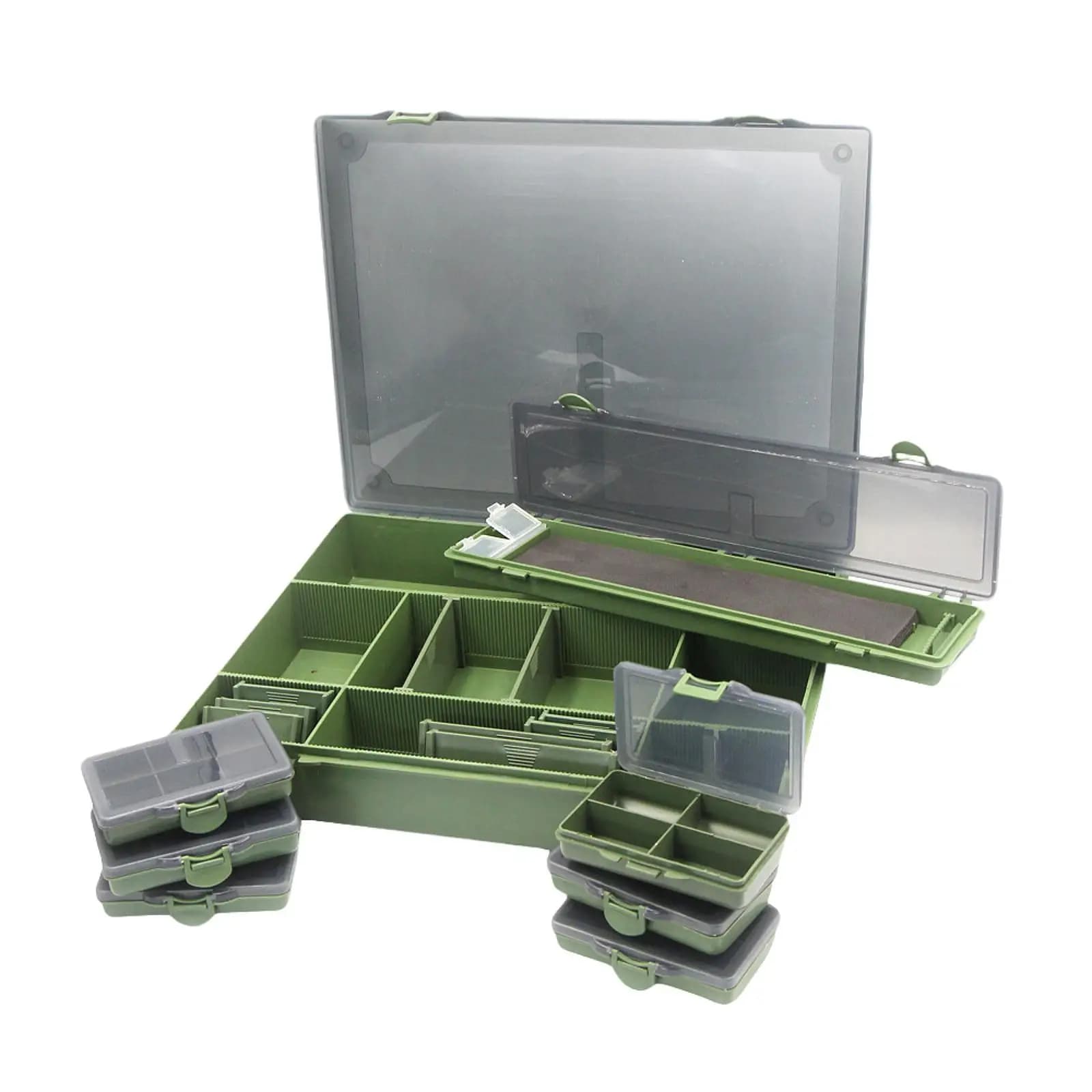Wallet Fishing Equipment Set, Packed Organizer Box Waterproof for Fishing Tools, Accessories and Storage
