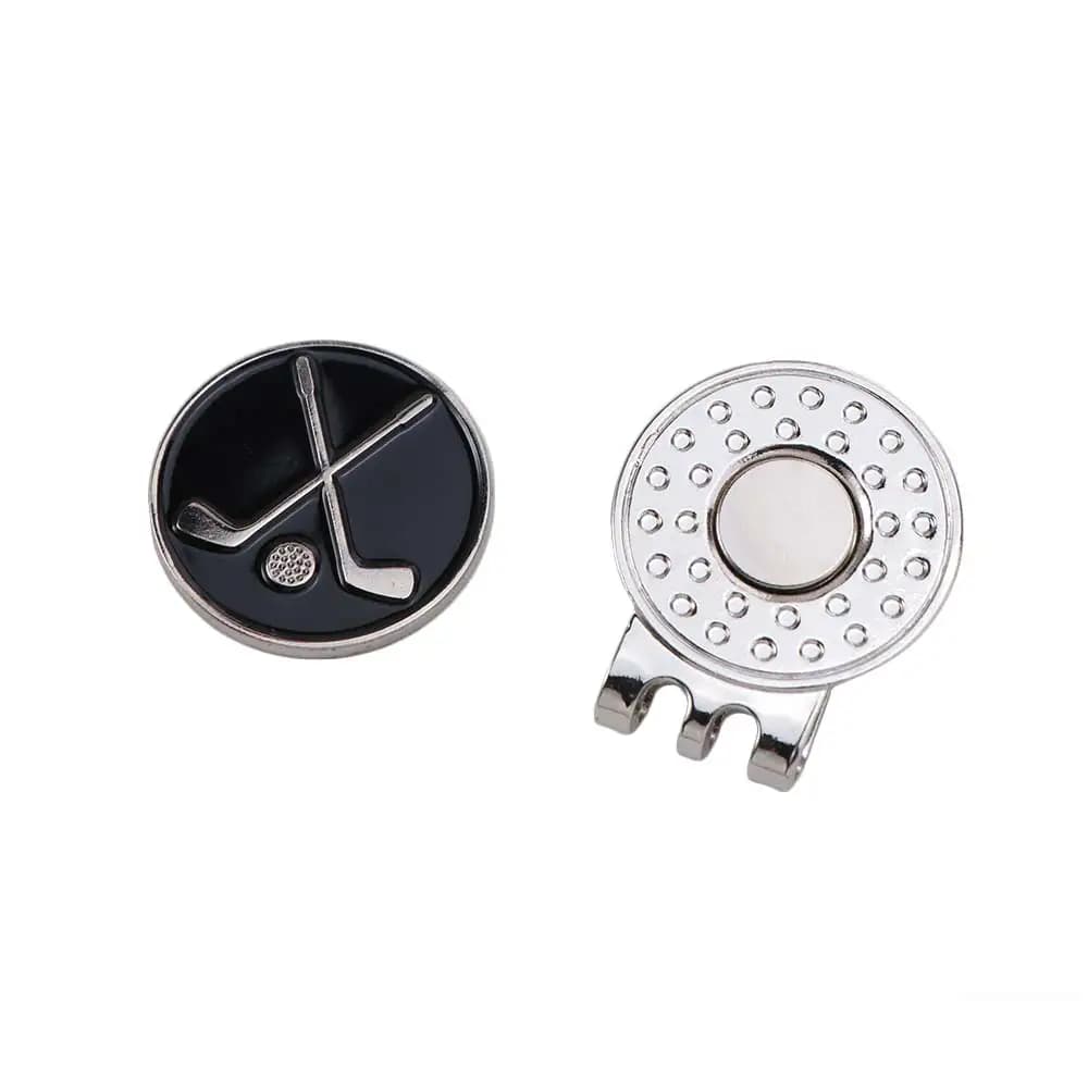 Portable Magnetic Golf Hat Clip Removable Position Marker Golf Ball Marker Zinc Alloy Training Aids Golf Cap Clips Men Women