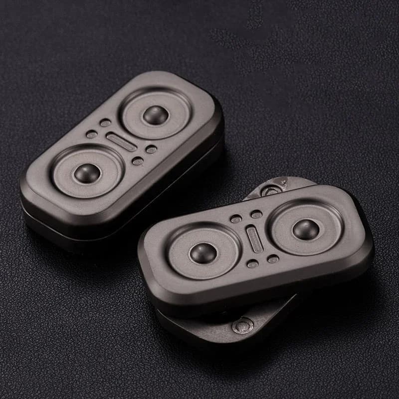 Gufo Fidget Spinner Fidget Push Slider magnetico Spinner a mano Metallo EDC Giocattoli di decompressione Giocattoli da scrivania per adulti Regali per bambini