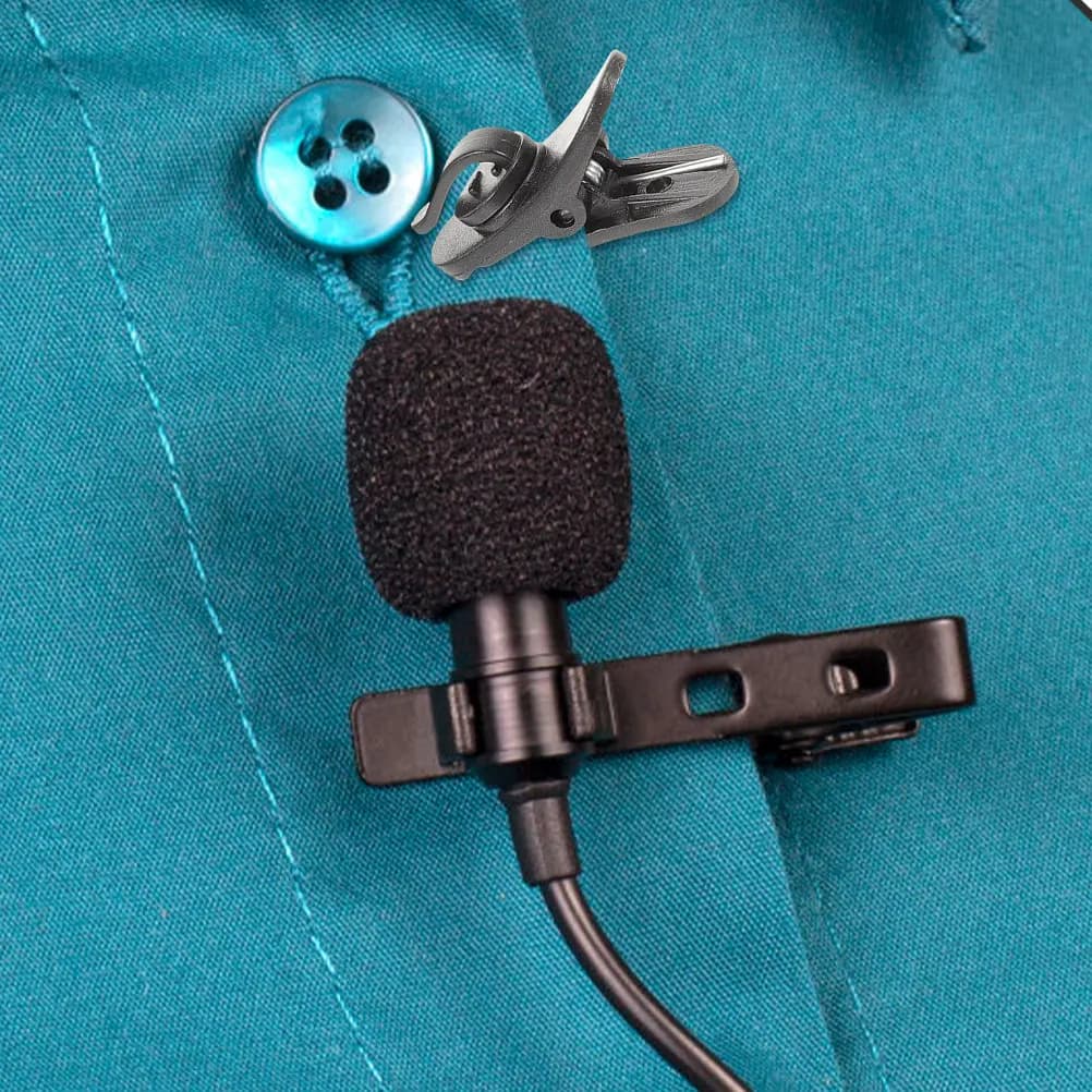 15 Pezzi Clip per Microfono in Plastica, Morsetti Piccoli per Cavi, Organizzatori per Cavi, Supporti per Auricolari, Accessori per Microfoni