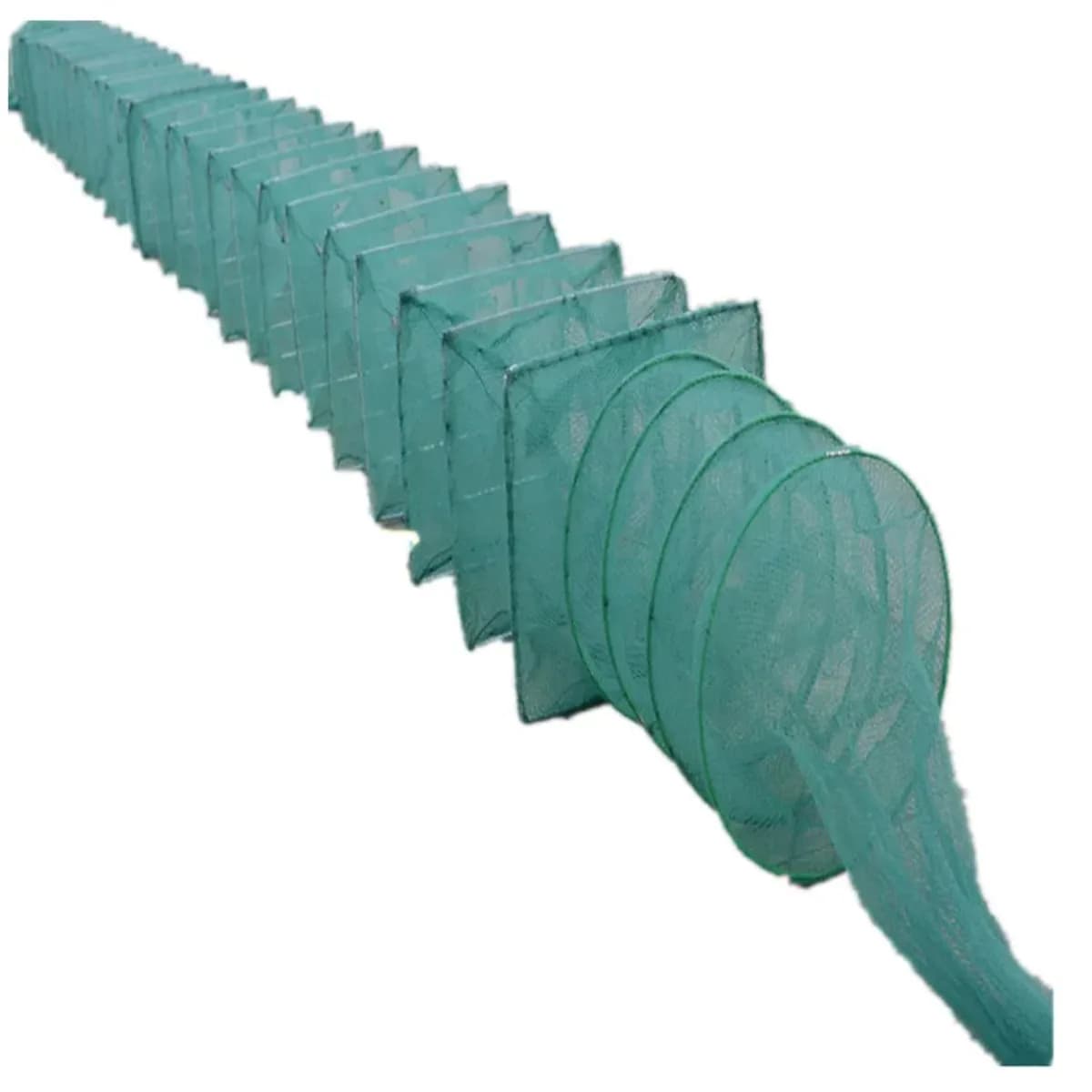 POUI COME DREAM Trappola per pesci 1.3M to27M Gabbia da pesca Rede De Pesca Accessori Cattura Strumento per gamberetti Anguila di gamberi Trappola a terra Rete per pesci