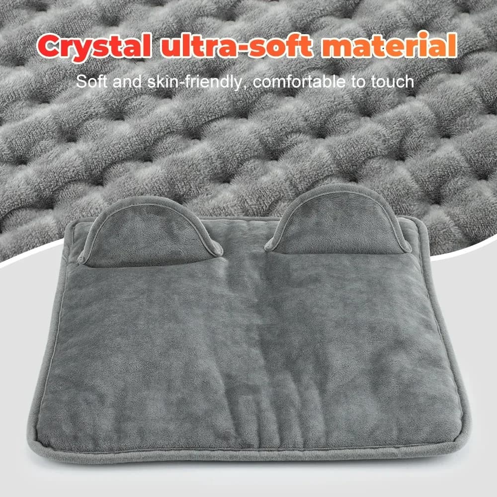 Coperta riscaldante elettrica Tappetino riscaldante per piedi Tappetino riscaldante per piedi Lavabile Scaldapiedi per uso domestico Morbido peluche Termico Home Office Camera da letto