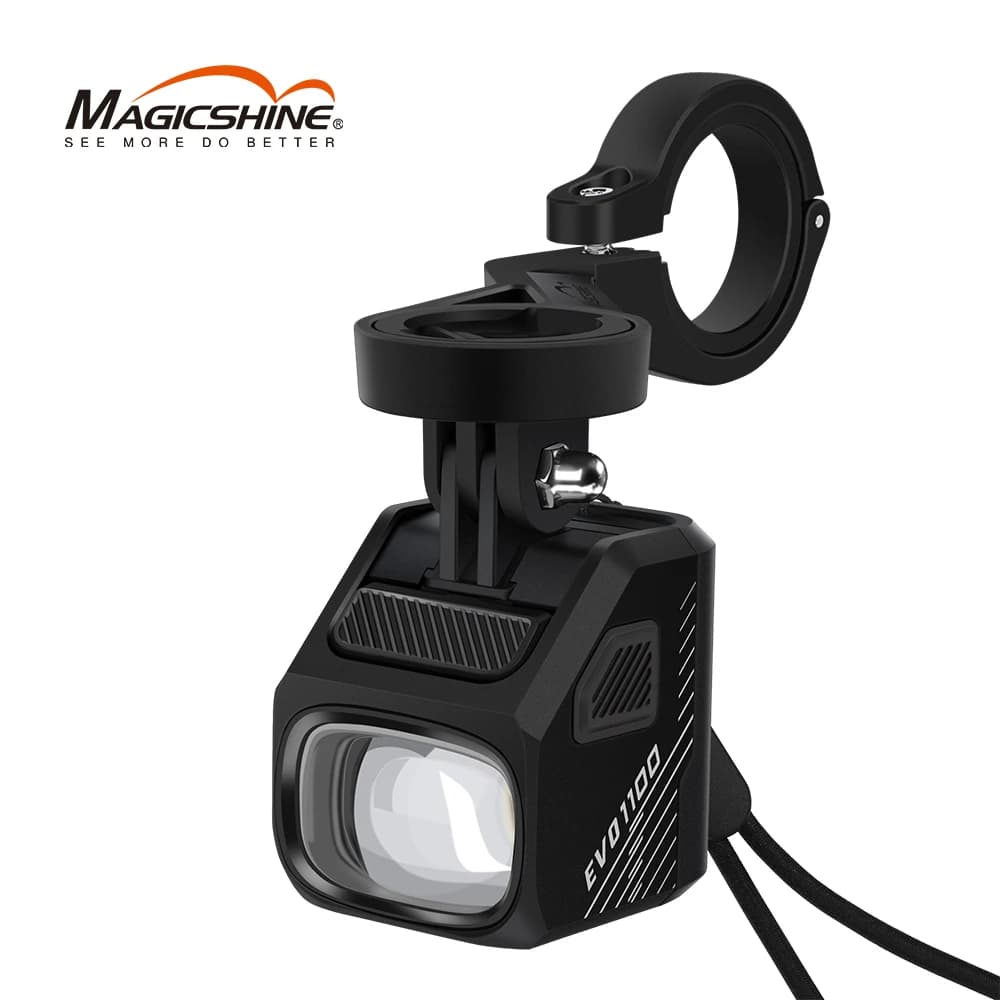 Magicshine EVO1100 Bicycle Light with interrupt line beam, USB-C rechargeable headlights, bicycle light with wireless remote control