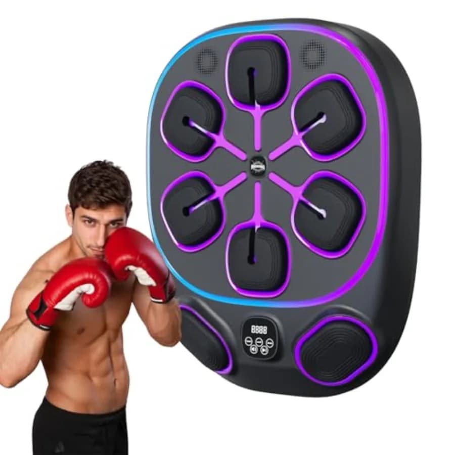 Musical Boxing Machine 2025 for Adults, Intelligent Boxing Machine with Music, Wall Boxing Bag for Fitness