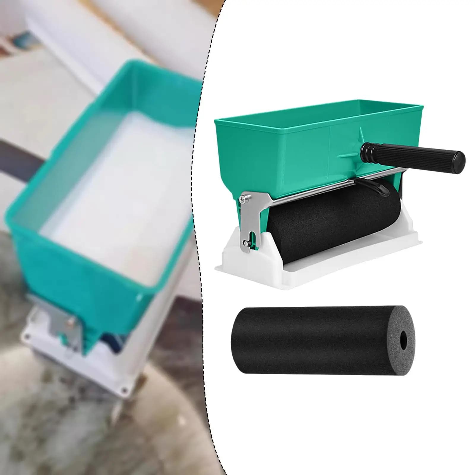 Applicatore di Colla Portatile con Rullo in Schiuma da 9 Pollici per Applicazione Efficiente della Colla in Officina e Progetti Domestici