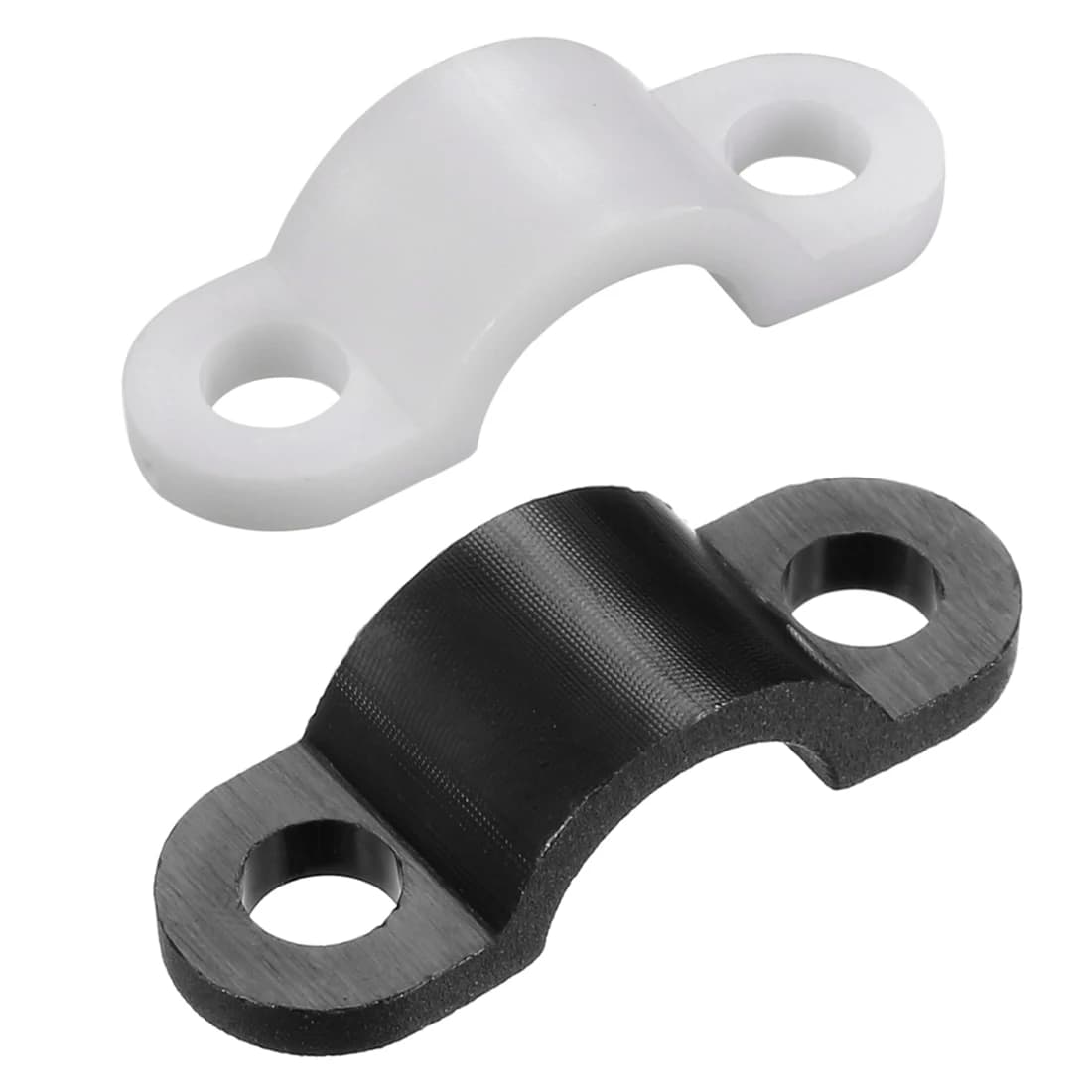 Morsetti portacavi in plastica da 100 pezzi Morsetti di fissaggio per cavi di fissaggio Gestione cavi in nylon Clip di fissaggio per tubi metallici Organizzatore di cavi