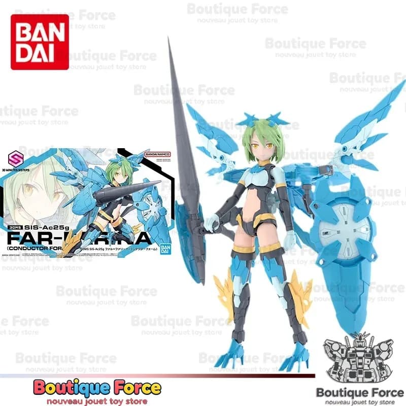 Bandai SIS-Ac25g Mobile Suit Girl 30ms Model Kit Anime Figure Action Toy Collezionabile Regalo per Bambini